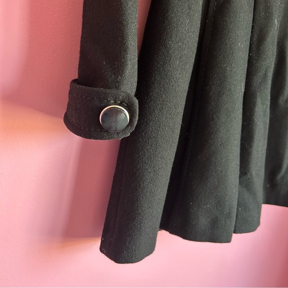 Black Trench Jacket Size 2 - Picture 6 of 8